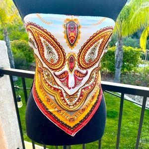 Vibrant handkerchief top
